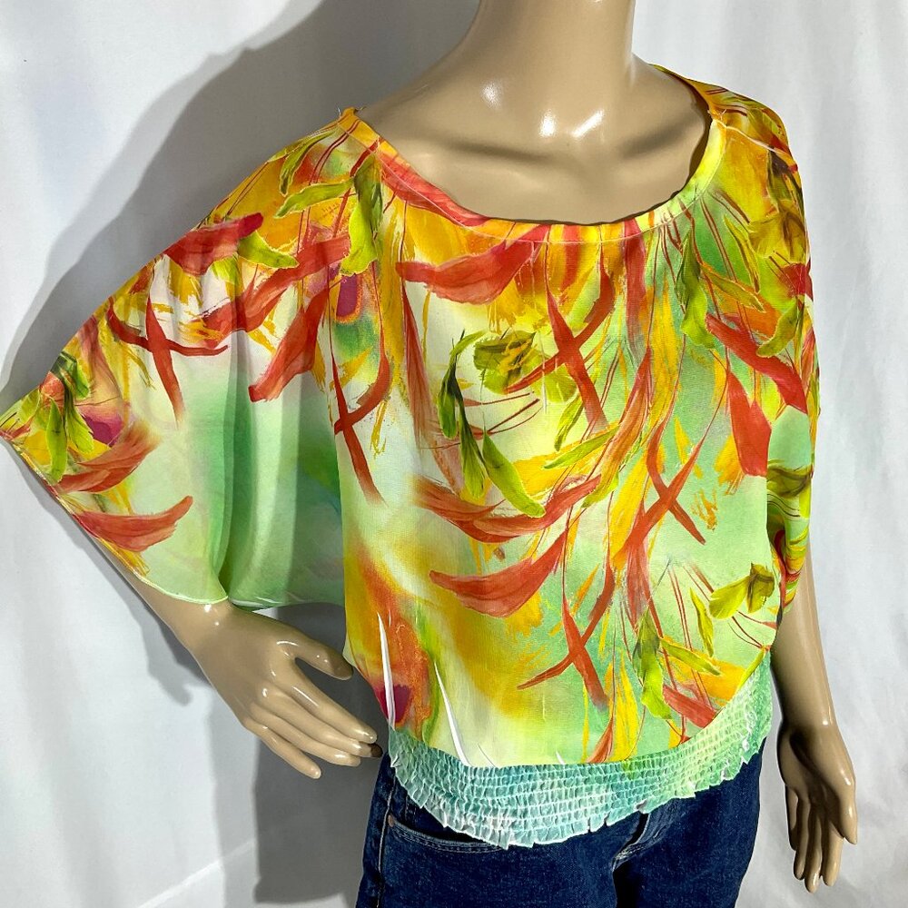Body Central Size L Blouse with Dolman Sleeves 3/$14 Made in the USA